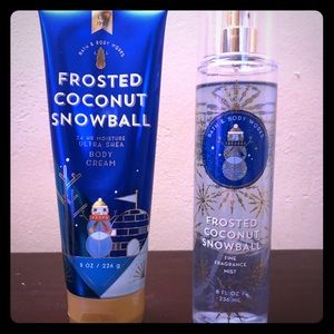 Bath & Body Works Frosted Coconut Snowball